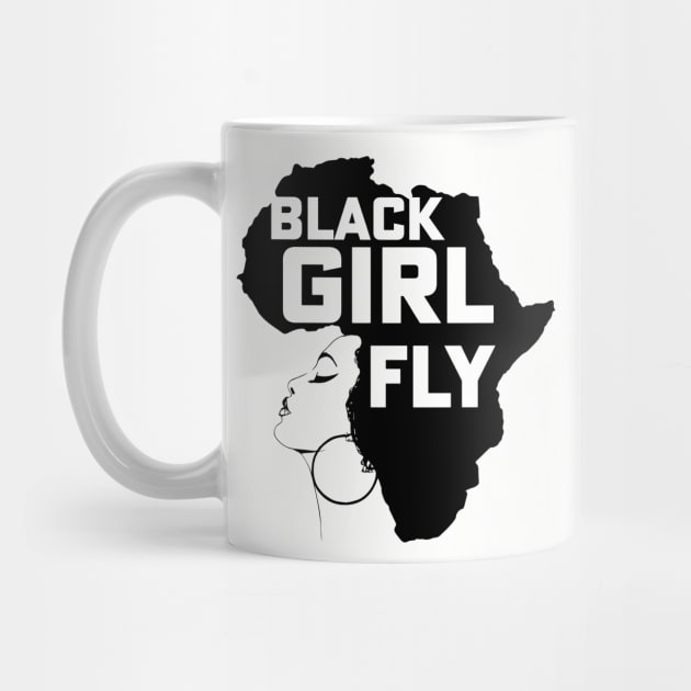 Black Girl Fly, Black Girl Magic, African American, Black woman by UrbanLifeApparel